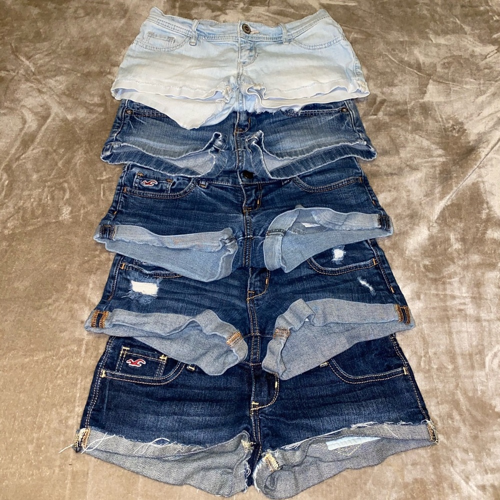 Size 0 Hollister Shorts, 5 Pack